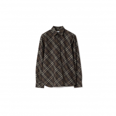 BURBERRY RELAXED FIT CHECK COTTON SHIRT 81150891